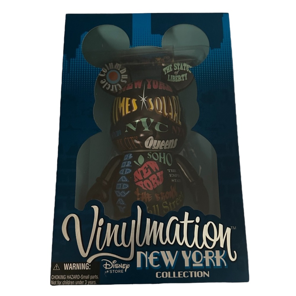 Disney Vinylmation 9" New York City Times Square Famous Names Exclusive Figure